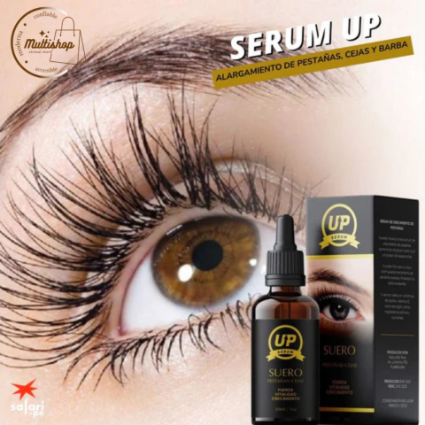 Serum Up® Alargamiento de pestañas y cejas